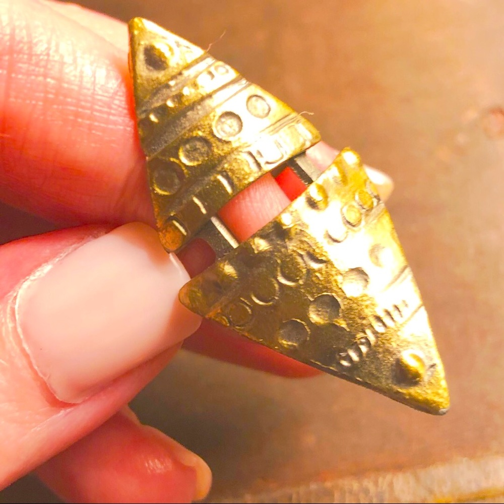 NWOT Free People Modern Geometric Tribal Ring